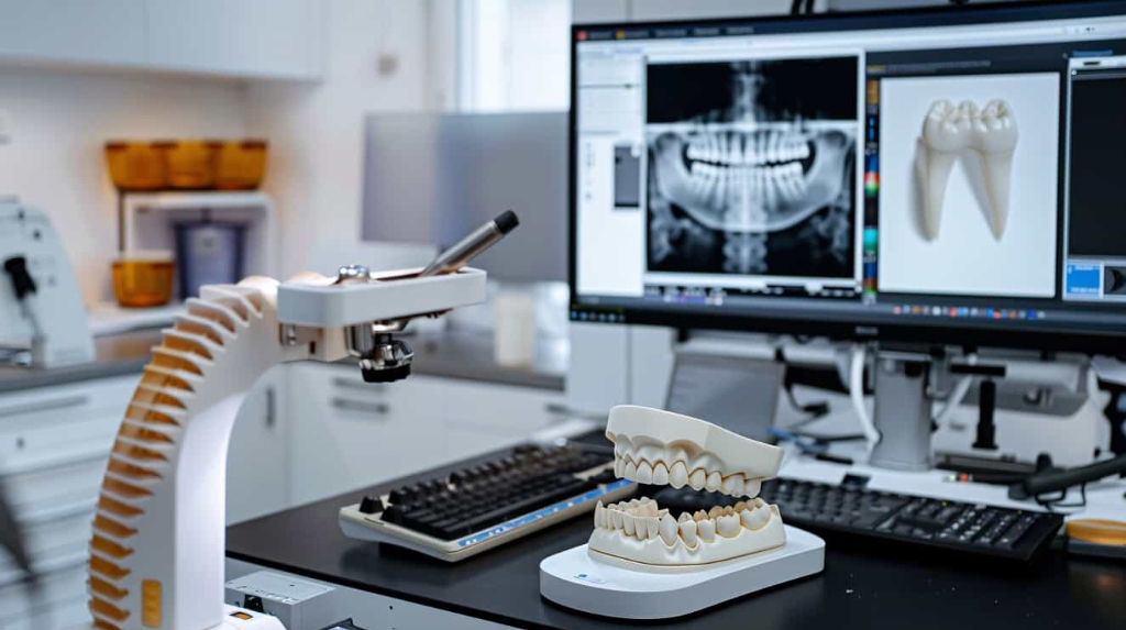 Modelado 3D y análisis de salud oral en laboratorio